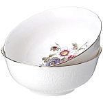 Обеденный сервиз из фарфора с рисунком цветов на 6 персон 23 предмета Garden Whisper Porcelain Set  варинант исполнения - 5 | Loft Concept в Волгограде