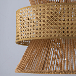 Подвесной светильник с абажуром из натуральных материалов Light Inside the Cell варинант исполнения - 9 | Loft Concept в Волгограде