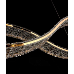 Люстра волнистой формы с фактурным хрустальным плафоном Light Delight варинант исполнения - 6 | Loft Concept в Волгограде