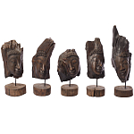 Декоративная статуэтка из дерева Будда Buddha Wooden Statuette варинант исполнения - 6 | Loft Concept в Волгограде