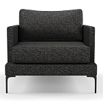 Мебельная ткань Шенилл темно-серый цвет 138 см T4-40 варинант исполнения - 6 | Loft Concept в Волгограде