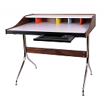 Письменный стол с 2-мя чёрными выдвижными ящиками и нишей с цветными разделителями Ballan варинант исполнения - 1 | Loft Concept в Волгограде