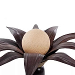 Настольная лампа черная INDONESIAN LAMPS варинант исполнения - 2 | Loft Concept в Волгограде