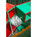 Дизайнерская разноцветная скамья Canton Bench варинант исполнения - 5 | Loft Concept в Волгограде