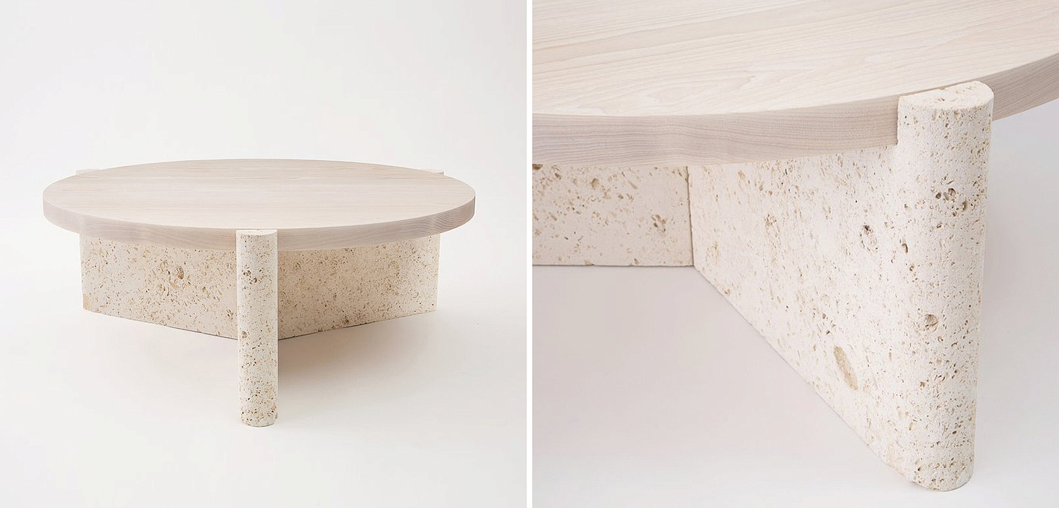 Кофейный стол Isla Travertine Coffee Table Кофейный стол Isla Travertine Coffee Table - Loft-Concept в Волгограде
