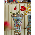 Ваза со стрекозой из фарфора с бронзовыми элементами Paradise Dragonfly варинант исполнения - 5 | Loft Concept в Волгограде