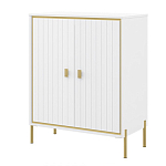 Тумба белая с двумя дверками и полками Antique Order варинант исполнения - 1 | Loft Concept в Волгограде