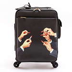 Чемодан дорожный SELETTI Travel Kit Trolley Lipstick Black варинант исполнения - 1 | Loft Concept в Волгограде