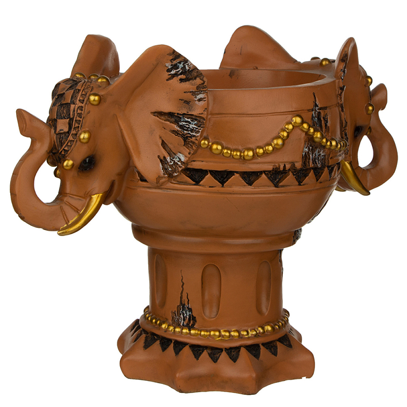 Кашпо Elephant Symbol Коричневый в Волгограде | Loft Concept 