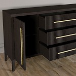 Буфет Primo с тремя ящиками и двумя фасадами Темный орех варинант исполнения - 6 | Loft Concept в Волгограде