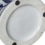 Ваза с бело-синей росписью и изображением цветов Blue & White Ornament варинант исполнения - 2 | Loft Concept в Волгограде