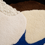 Ковер ручной работы Electric blue and popcorn варинант исполнения - 2 | Loft Concept в Волгограде