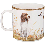 Кружка из фарфора с изображением фазанов и собаки 400 мл Hunting Porcelain Collection варинант исполнения - 1 | Loft Concept в Волгограде