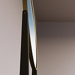 Туалетный Стол с зеркалом Primo Темный орех варинант исполнения - 6 | Loft Concept в Волгограде