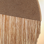 Бра круглое натуральная пробка с бахромой Natural Cork варинант исполнения - 2 | Loft Concept в Волгограде