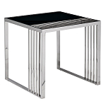 Столик журнальный с черной стеклянной столешницей Embodiment of Contemporary Art  варинант исполнения - 1 | Loft Concept в Волгограде