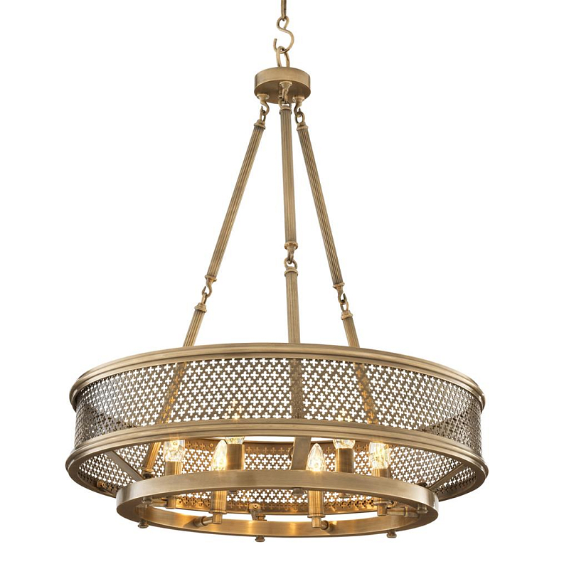 Люстра Eichholtz Chandelier Savoie Латунь Античная полированная в Волгограде | Loft Concept 