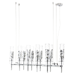 Люстра подвесная прямоугольная с 10-ю цилиндрическими плафонами LIAISON варинант исполнения - 5 | Loft Concept в Волгограде