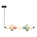 Подвесной светильник линейный с керамическими элементами 24W LED Fragrant Light варинант исполнения - 1 | Loft Concept в Волгограде