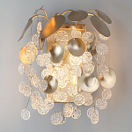 Бра с декоративными подвесками из прозрачного стекла в форме монеток FAIRYTREE Light варинант исполнения - 3 | Loft Concept в Волгограде