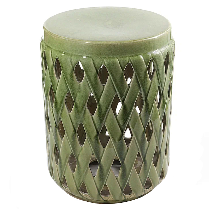 Керамический табурет Ceramic Chair Light Green Зеленый Керамический табурет Ceramic Chair Light Green Зеленый в Волгограде | Loft Concept