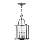 Подвесной светильник с прозрачным стеклянным цилиндрическим плафоном в классическом стиле на цепи Hinkley варинант исполнения - 5 | Loft Concept в Волгограде