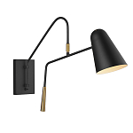 Бра черного цвета с конусным плафоном Feiss варинант исполнения - 1 | Loft Concept в Волгограде