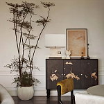 Настольная лампа с прямоугольным основанием из натурального камня c тканевым абажуром Lapis Tiburtinus варинант исполнения - 5 | Loft Concept в Волгограде