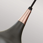  Подвесной светильник с каплевидным плафоном темного цвета Feiss варинант исполнения - 4 | Loft Concept в Волгограде