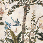 Обои ручная роспись Siam White Metal варинант исполнения - 4 | Loft Concept в Волгограде