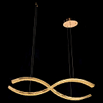 Люстра волнистой формы с фактурным хрустальным плафоном Light Delight варинант исполнения - 3 | Loft Concept в Волгограде