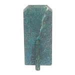 Часы погон ВС подарочные настольные из натурального камня Змеевик Military Clock варинант исполнения - 3 | Loft Concept в Волгограде