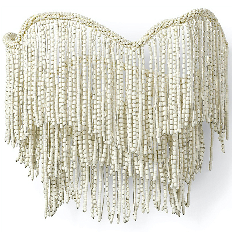 Бра Cream Color Beads Fringe Wall Lamp Кремовый Бра Cream Color Beads Fringe Wall Lamp Кремовый в Волгограде | Loft Concept