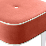 Квадратный мягкий пуф на белых ножках Winton Pouf Square варинант исполнения - 16 | Loft Concept в Волгограде