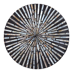 Столик с инкрустацией с перламутровым узором Dominic Black варинант исполнения - 2 | Loft Concept в Волгограде