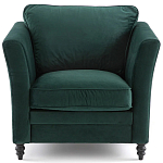 Кресло с обивкой из хлопкового велюра Porter Green Armchair варинант исполнения - 2 | Loft Concept в Волгограде