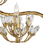 Торшер золотой в виде растения Golden Flower Glade варинант исполнения - 1 | Loft Concept в Волгограде