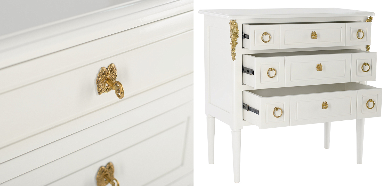 Комод белый L.XV CHEST OF DRAWERS Aurore Комод белый L.XV CHEST OF DRAWERS Aurore - Loft-Concept в Волгограде