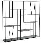 Книжный стеллаж из металла Menzie Square Metal Rack варинант исполнения - 1 | Loft Concept в Волгограде