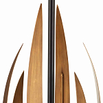 Торшер с основанием в виде стебля с листьями и тканевым абажуром Flowing Leaves варинант исполнения - 2 | Loft Concept в Волгограде