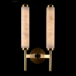 Бра с 2-мя цилиндрическими каменными плафонами Wand of Light варинант исполнения - 1 | Loft Concept в Волгограде