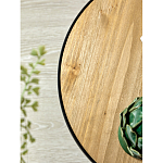 Приставной столик с факутрным черным основанием Ethiopia варинант исполнения - 4 | Loft Concept в Волгограде