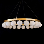 Люстра круглая с сферическими плафонами из натурального камня Phased Spheres варинант исполнения - 2 | Loft Concept в Волгограде