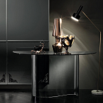 Консоль дымчатого цвета с изогнутым основанием Arabesque варинант исполнения - 4 | Loft Concept в Волгограде