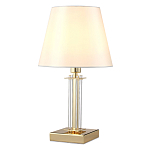 Настольная лампа с белым тканевым абажуром в форме конуса Laurent варинант исполнения - 6 | Loft Concept в Волгограде