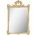 Зеркало настенное в раме бежевого цвета с эффектом старины Classic Ornament Mirror варинант исполнения - 1 | Loft Concept в Волгограде