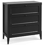 Комод с 3-мя ящиками черный Silva Black Chest of Drawers варинант исполнения - 1 | Loft Concept в Волгограде