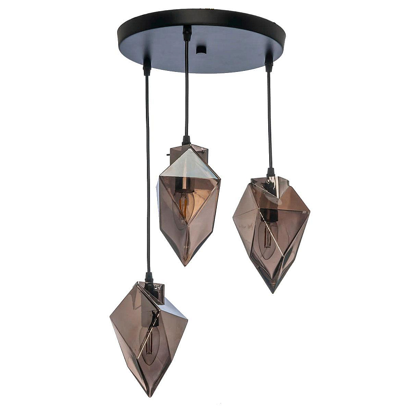 Люстра Glass crystal Черный Серый (Gray) Люстра Glass crystal Черный Серый (Gray) в Волгограде | Loft Concept