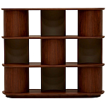 Стеллаж Zacharie Brown Wood Rack варинант исполнения - 2 | Loft Concept в Волгограде