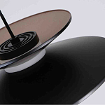 Люстра подвесная с тремя матовыми черными плафонами Obsidian Touch варинант исполнения - 3 | Loft Concept в Волгограде